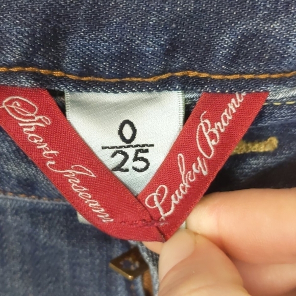 Lucky brand jeans short inseam size 0/25 petite - Picture 3 of 8